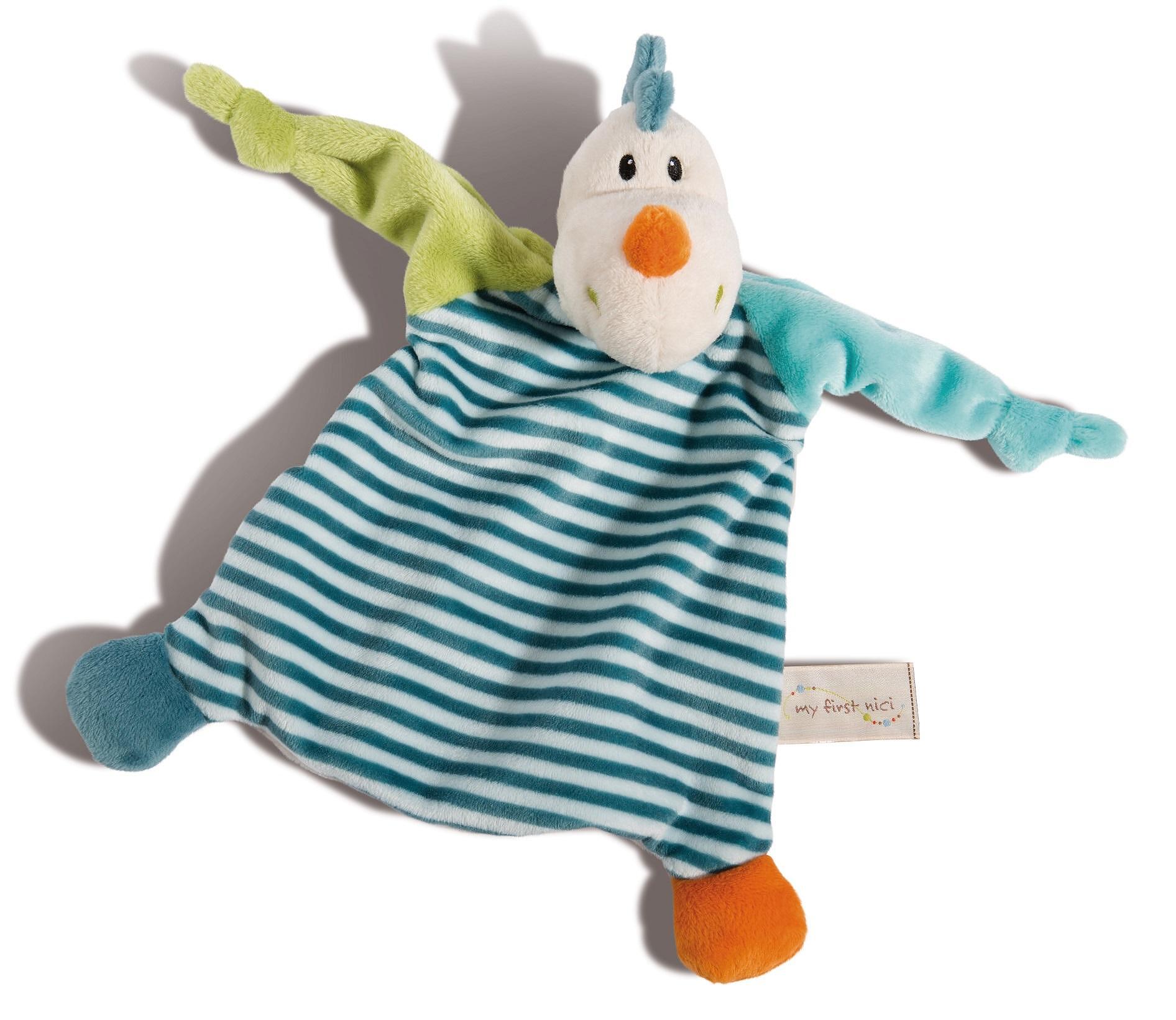 Мека кърпичка за гушкане Дракон NICI 25х25см 0+месеца