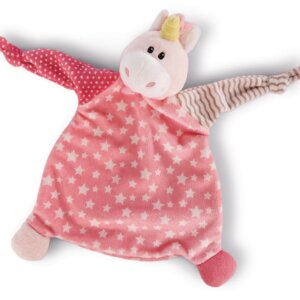 Мека кърпичка за гушкане Еднорог NICI 25х25см 0+месеца