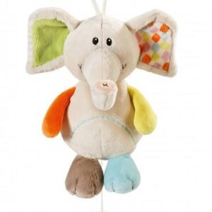 NICI Музикална играчка Слонът Дънди 18см 0+месеца