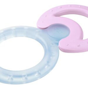 NUK Чесалка за зъби студена Розова с 1 ринг