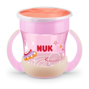 Мini Magic Cup Чаша Момиче Glow in the Dark 160мл NUK EVOLUTION 6+месеца