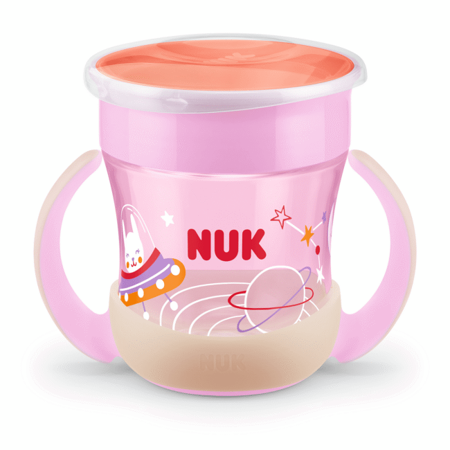 Мini Magic Cup Чаша Момиче Glow in the Dark 160мл NUK EVOLUTION 6+месеца