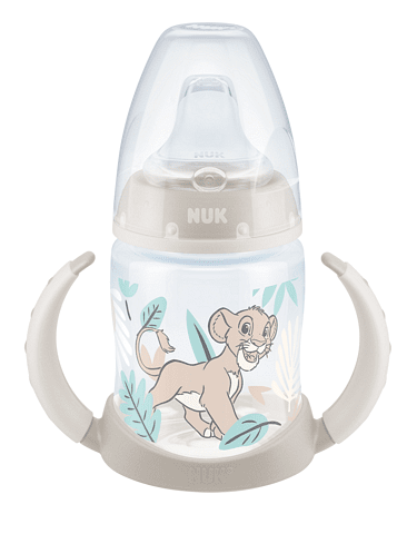 First Choice РР 150мл LION KING NUK Шише Temperature Control с накрайник силикон за сок 6+мес.