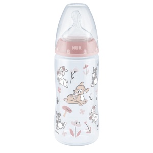 Шише Temperature control 300мл BAMBI силикон NUK First Choice РР