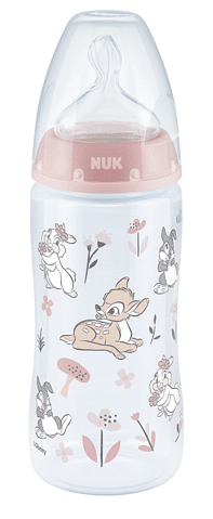 Шише Temperature control 300мл BAMBI силикон NUK First Choice РР