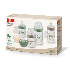 Комплект бебешки шишета for Nature NUK - Perfect start, 6 части