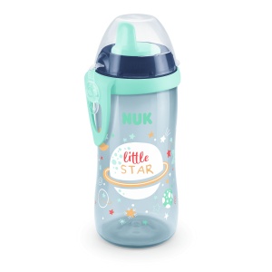 NUK Kiddy Cup Син Glow in the Dark 300мл с твърд накрайник 12+мес
