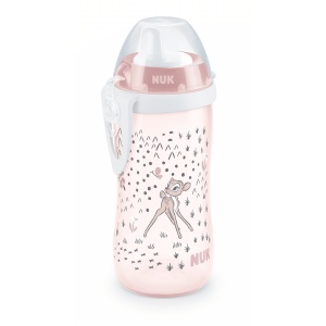 NUK Kiddy Cup BAMBI 300мл с твърд накрайник 12+мес