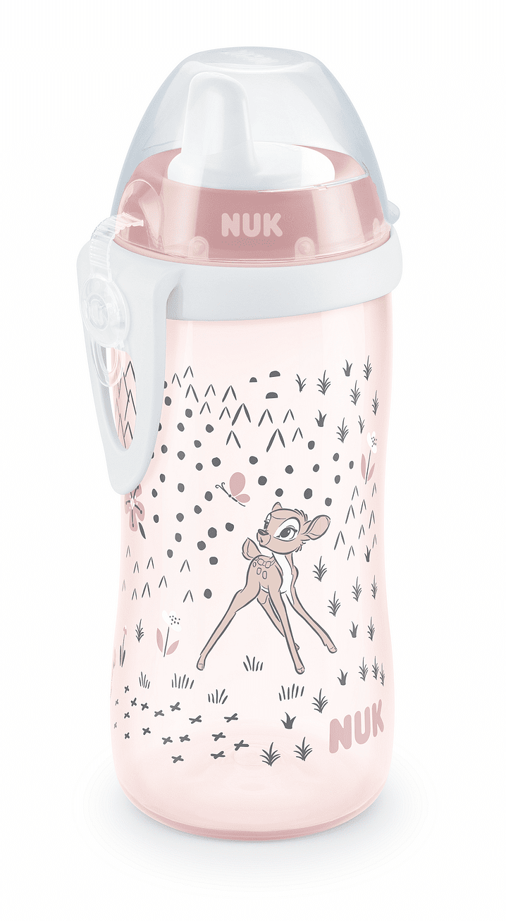NUK Kiddy Cup BAMBI 300мл с твърд накрайник 12+мес