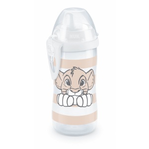 NUK Kiddy Cup LION KING 300мл с твърд накрайник 12+мес