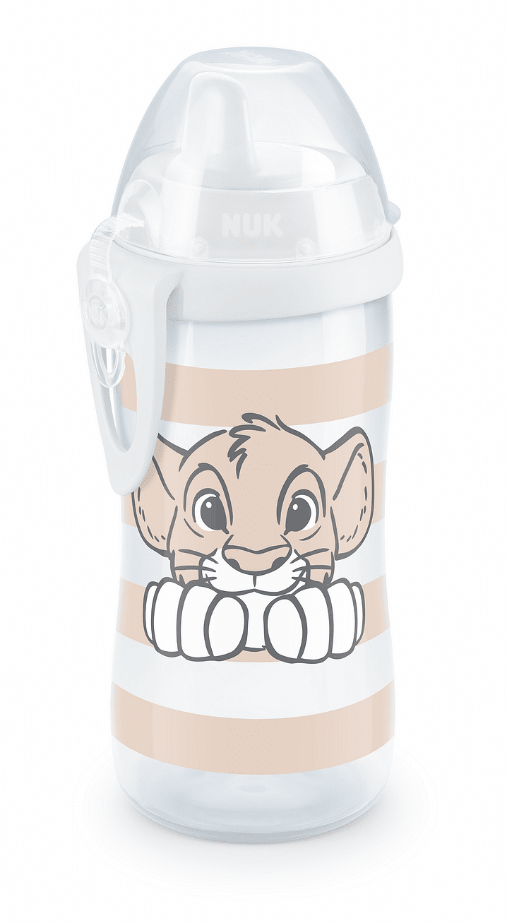 NUK Kiddy Cup LION KING 300мл с твърд накрайник 12+мес