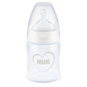 Шише Temperature control 150мл 0-6мес NUK First Choice РР силиконов биберон ПРОМО без опаковка