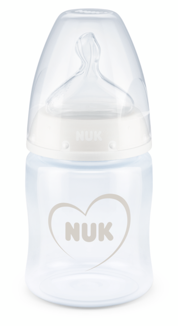 Шише Temperature control 150мл 0-6мес NUK First Choice РР силиконов биберон ПРОМО без опаковка