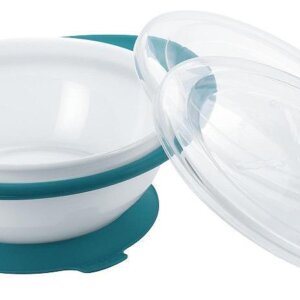 NUK пластмасова купичка Синя с два капака