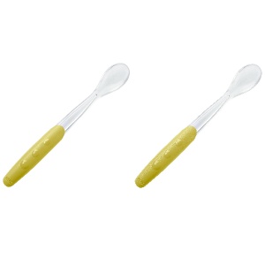 NUK силиконови лъжички 2бр Зелен
