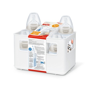 Комплект бебешки шишета Disney Nuk First Choice+ Temperature Control, 0-6m