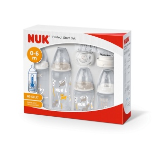 NUK First Choice+ СЕТ 10части Perfect Start Temperature Control - Неутрален
