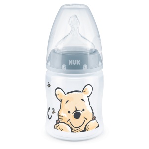 Шише Temperature control 150мл Disney Синьо NUK First Choice+ РР със силиконов биберон 0-6м