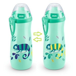 NUK Чаша Sports Cup Chameleon Зелена с клапа 450мл 24+мес