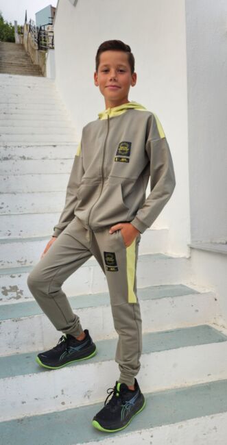 Комплект за момче Rach Street couture Зелен-1