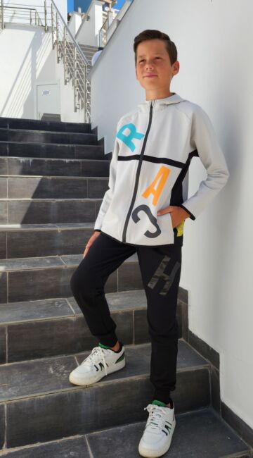 Комплект за момче Rach Бял-1