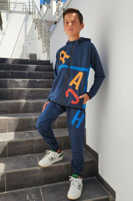 Комплект за момче Rach Тъмносин-1