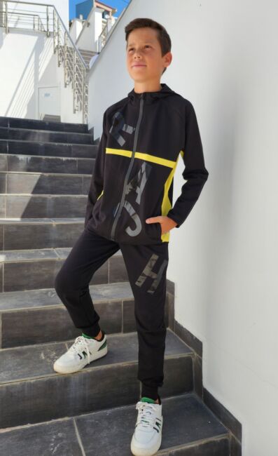 Комплект за момче Rach Черен-1