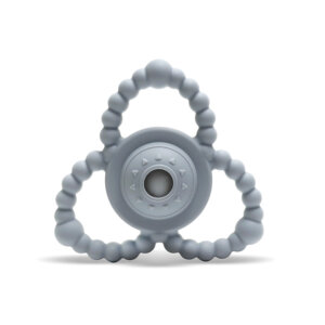 СИЛИКОНОВА ГРИЗАЛКА-ДРЪНКАЛКА GREY Lorelli