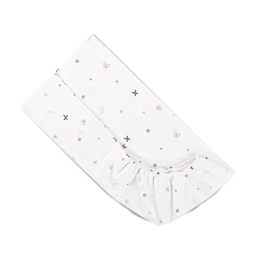 ЧАРШАФ С ЛАСТИК HONEY BUNNY БЕЖОВО 60/120+15см