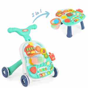 Играчка за прохождане 2в1 Basket син