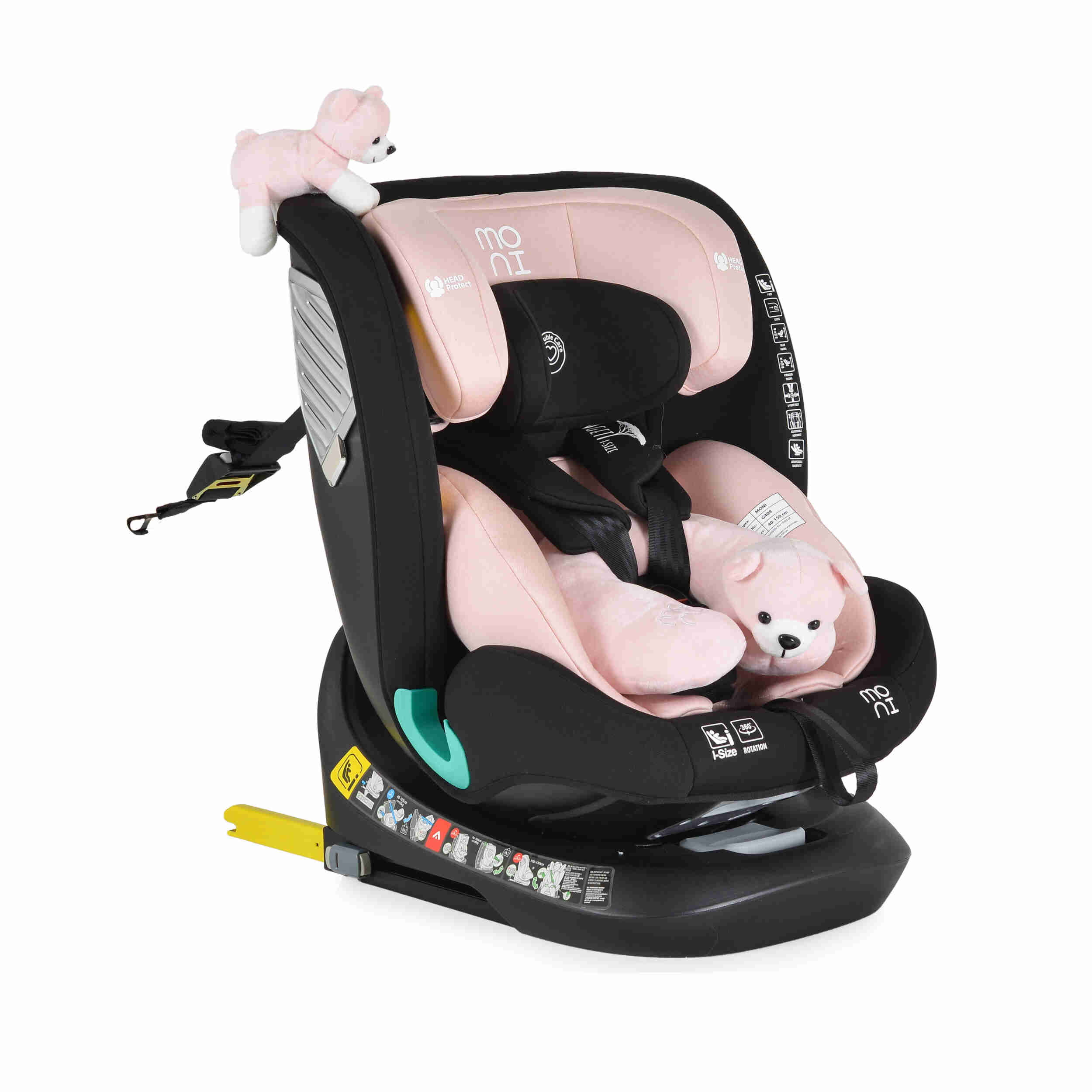 Стол за кола Serengeti розов I-SIZE 40-150см