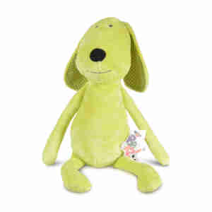 Мека играчка За Гушкане Dog зелен 28cm 82250