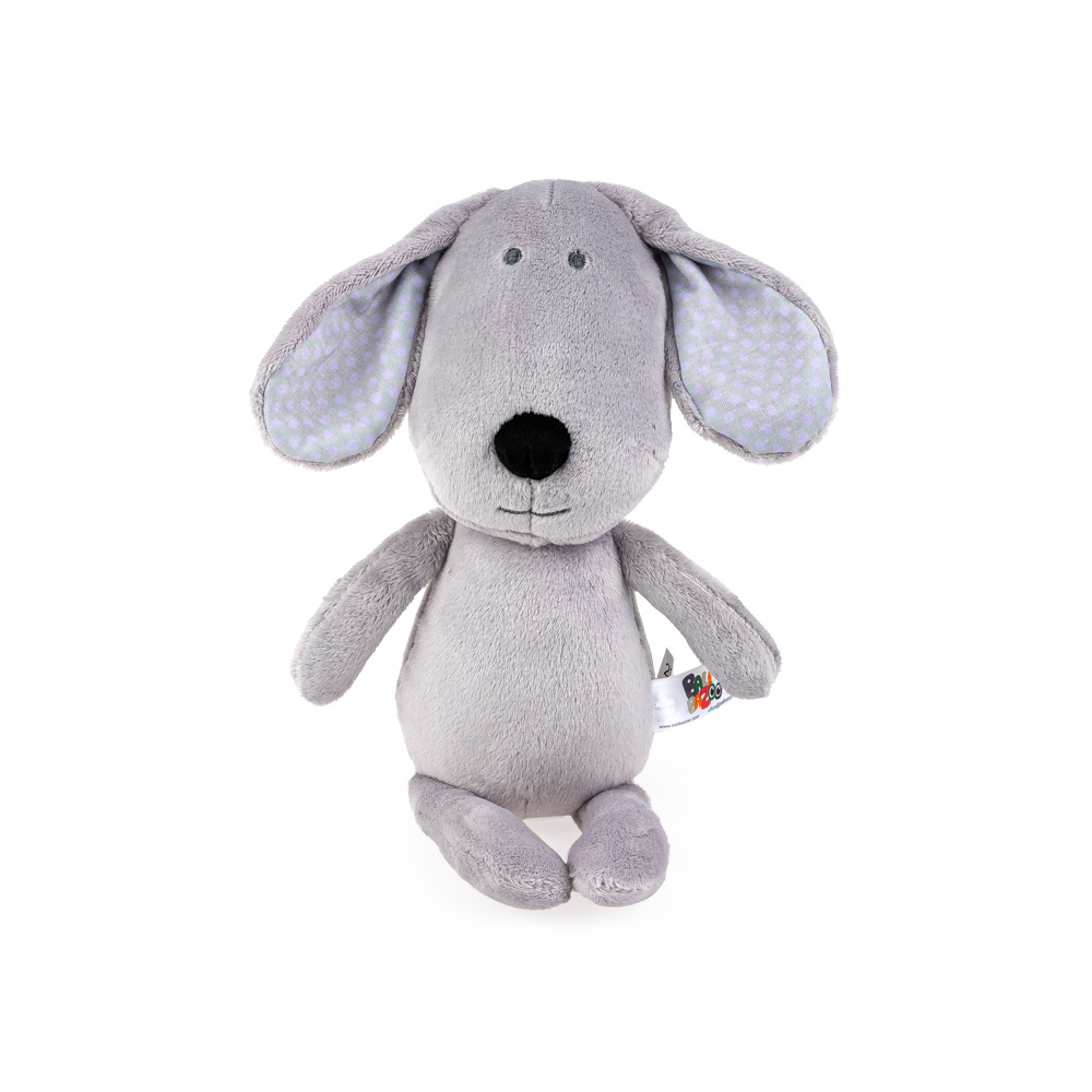 Мека играчка За Гушкане Dog сив 28cm 81994
