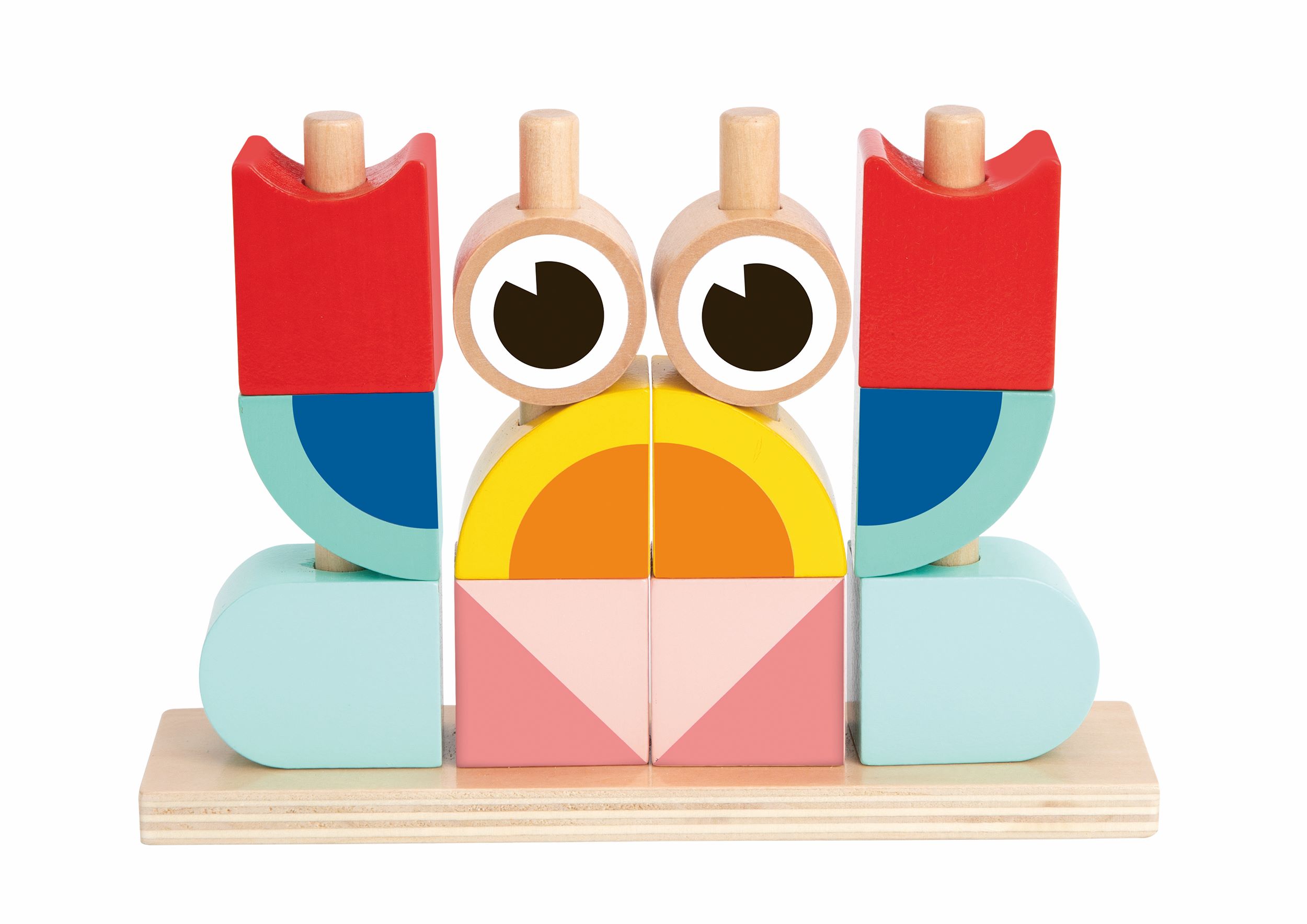 Дървена низанка Рак TH847