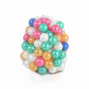 Топки за игра 9см 50бр Metallic 06407