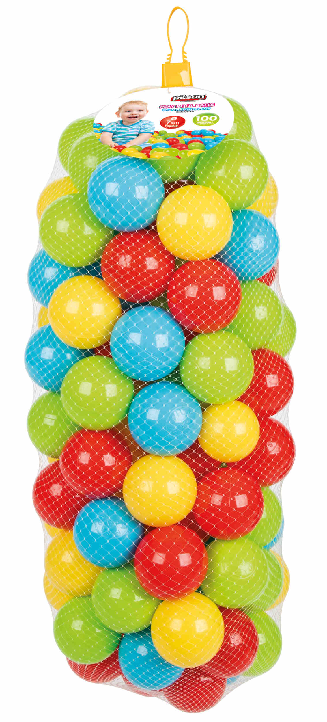 Топки за игра в мрежа 06411 7см 100бр