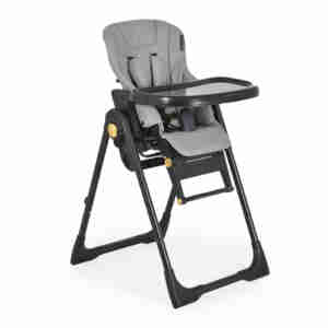 Детски стол за хранене Tiramisu сив 2 в 1