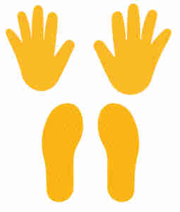 Балансиращи Стъпки 03707 жълт