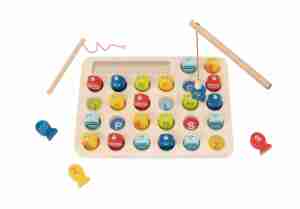 Дървена игра Риби и Азбука TH934