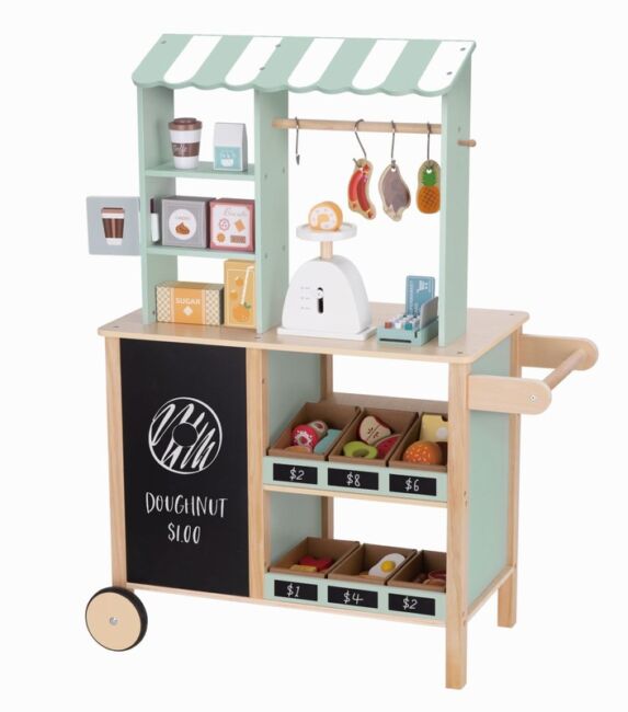 Дървен магазин с аксесоари TJ427