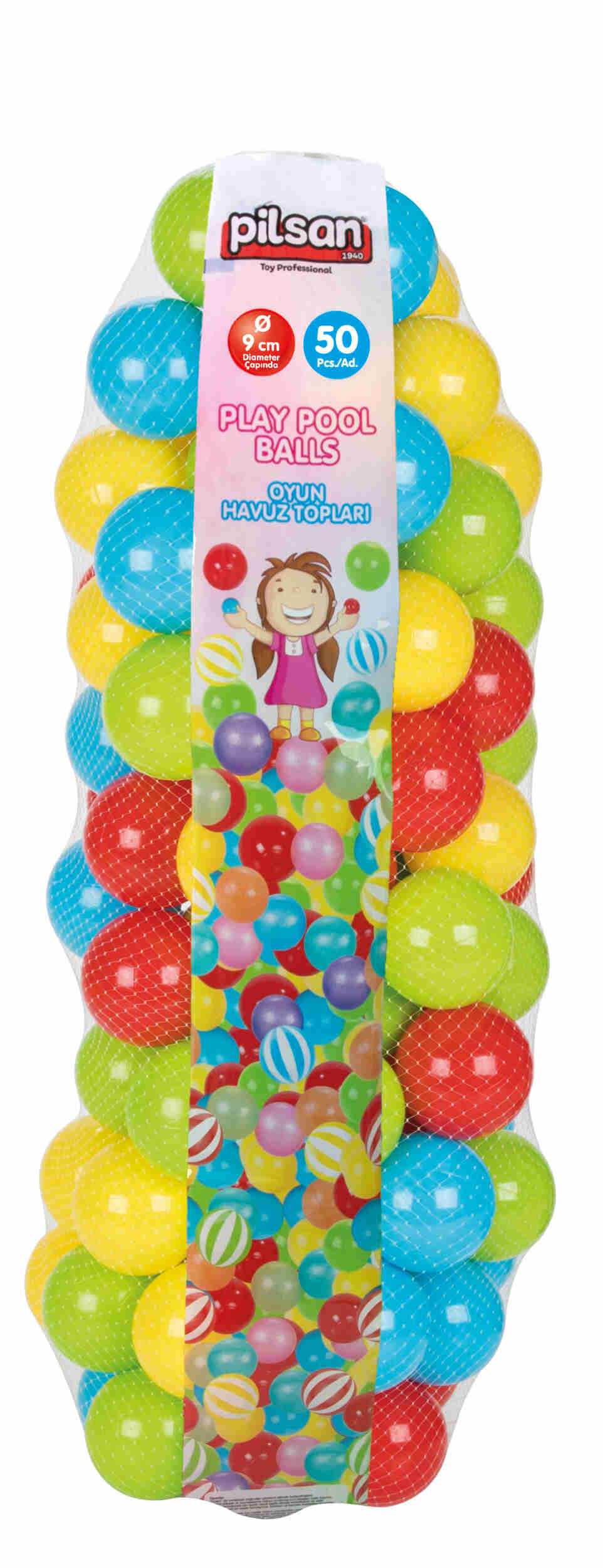 Топки за игра в мрежа 06407 9см 50бр