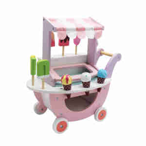 Дървена количка за сладолед W10A095