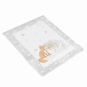 Одеяло Little friends сив с шерпа 80/110cm