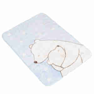 Одеяло Softy Sweet hugs син 80/110