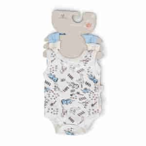 Комплект бодита Sweet roar 3бр син