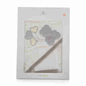 Хавлия Cute Bear 100/100cm бял