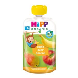 HIPP HIPPIS плодова закуска ябълка круша банан 4+месеца 100гр 8520