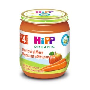 HIPP пюре Моркови ябълки 4+месеца 125гр 4263