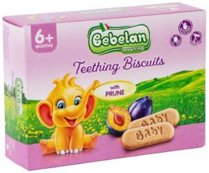 BEBELAN Бебешки Бисквити със Слива TEETHING BISCUITS 6+месеца 200Г