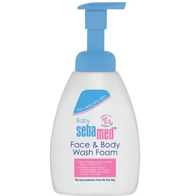 Sebamed Baby Измиваща пяна за лице и тяло с помпа 400мл